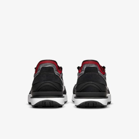 Nike Waffle One SE Black, Red, Grey and White Mesh Trainer Runner Running Shoe - Picture 6 of 12